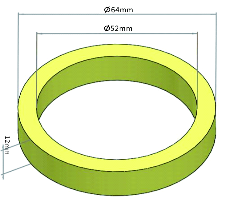 直径70mm光纤陀螺用无骨架光纤环 